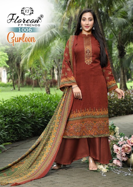 Floreon Gurleen Casual Wear Pashmina Wholesale Dress Material Collection